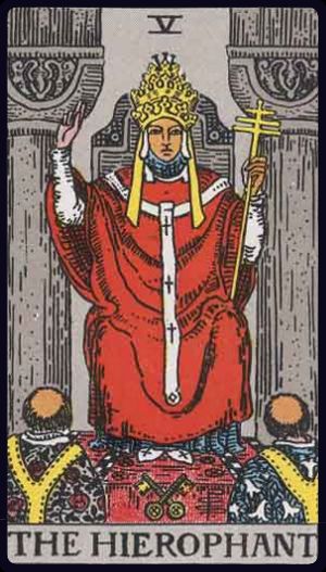 Tarotkarte Hierofan